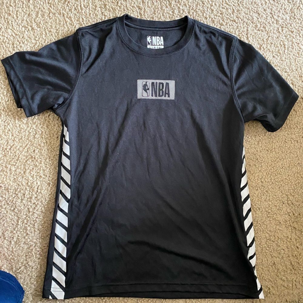 Boys Black NBA Athletic Tshirt